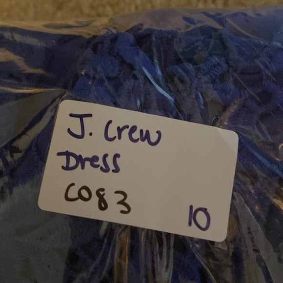 J. Crew Lace Sleeveless Floral Midi Dress Size 10 Cocktail Party Office - Picture 15 of 15